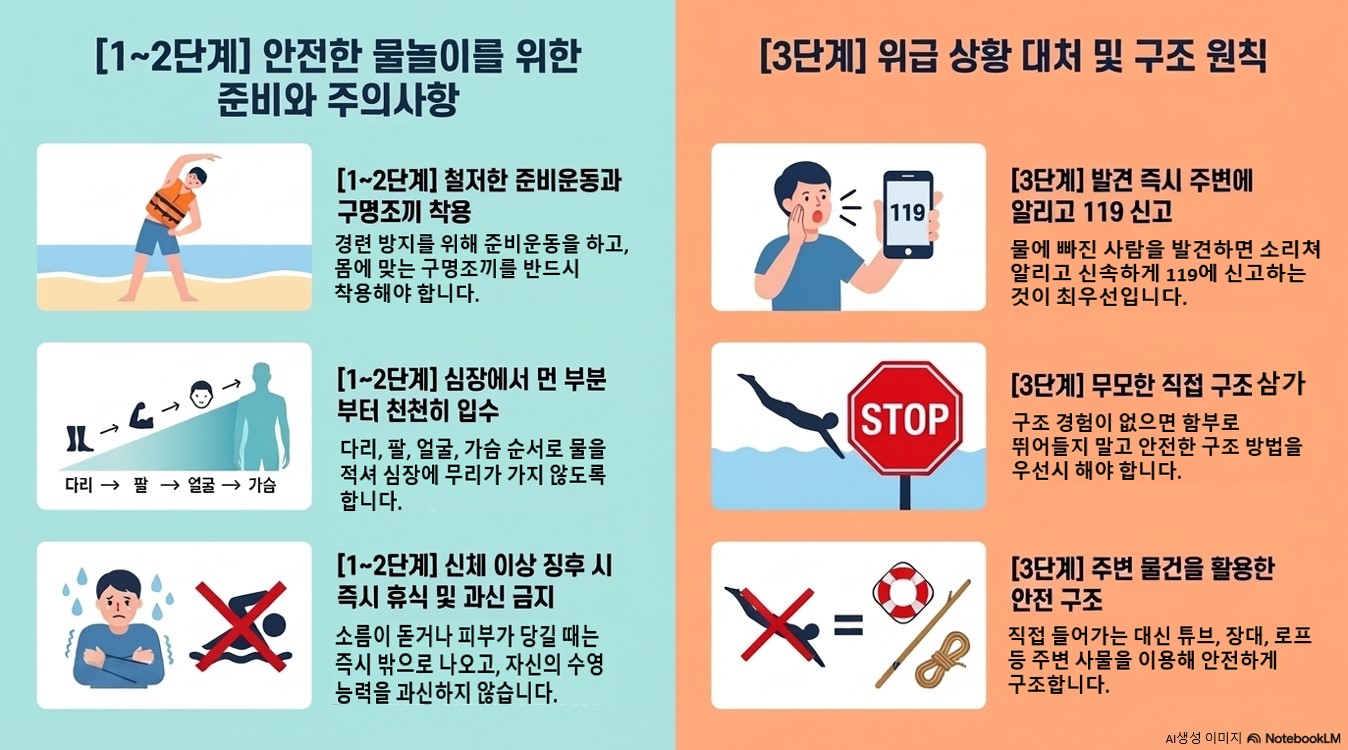 여름철 수상 안전수칙 안내(새창)